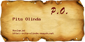 Pits Olinda névjegykártya